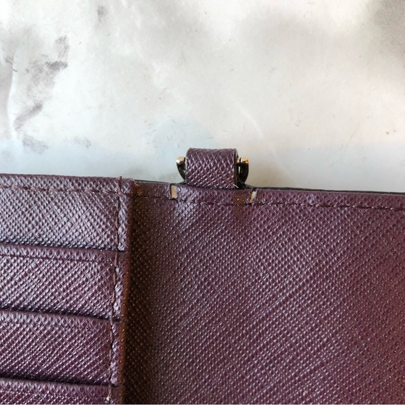 Kate Spade Plum Purple Phone Wristlet Wallet Purse Detachable Wristband Loop - Picture 14 of 15